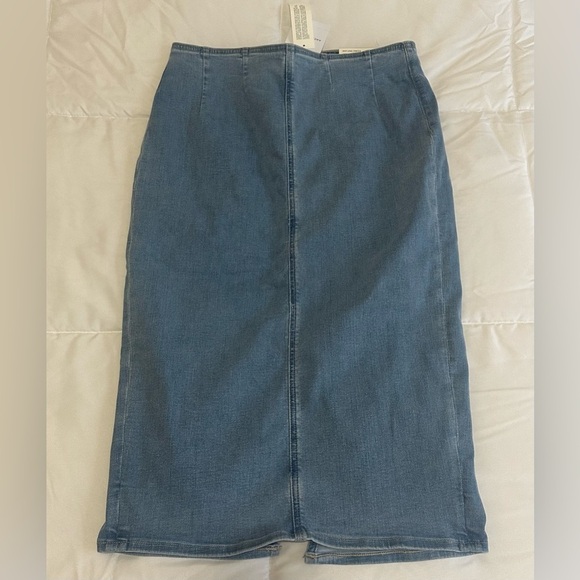 New American Eagle Super High Rise Midi Size 6 Skirt - Picture 1 of 6